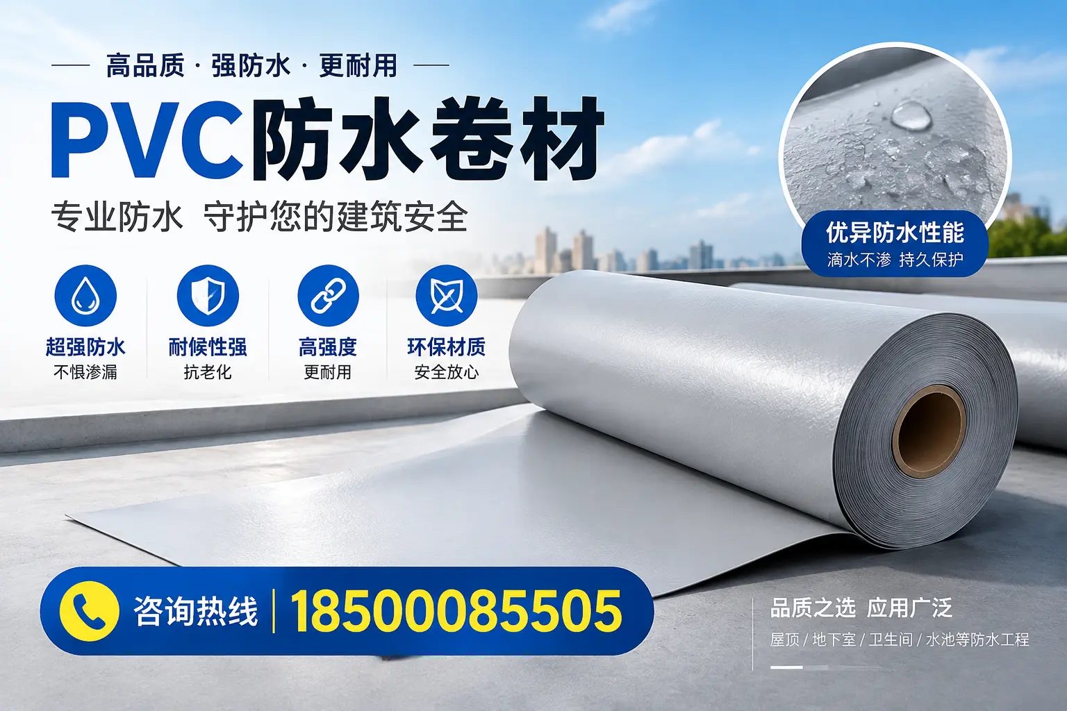 河池地区pvc防水卷材的市场现状与发展趋势
